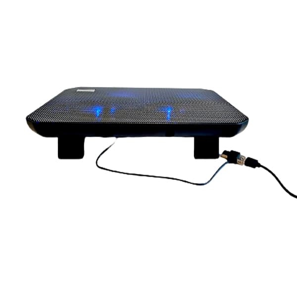 پایه خنک کننده تنظیم ارتفاع لپ تاپ 2 فن VAZ M10 — تصویر ۳