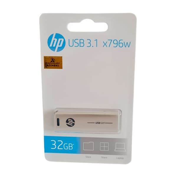 فلش مموری 32GB اچ پی USB3.1 مدلx796W — تصویر ۲