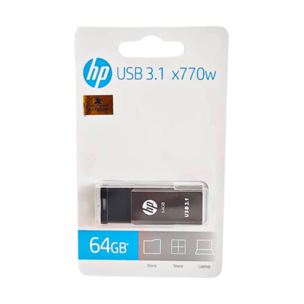 فلش مموری 64GB اچ پی USB3.1 مدلx770W — تصویر ۲