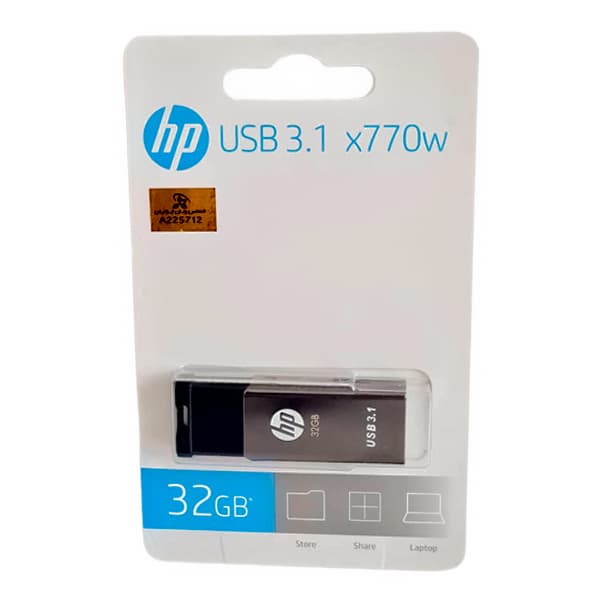 فلش مموری 32GB اچ پی USB3.1 مدلx770W — تصویر ۲
