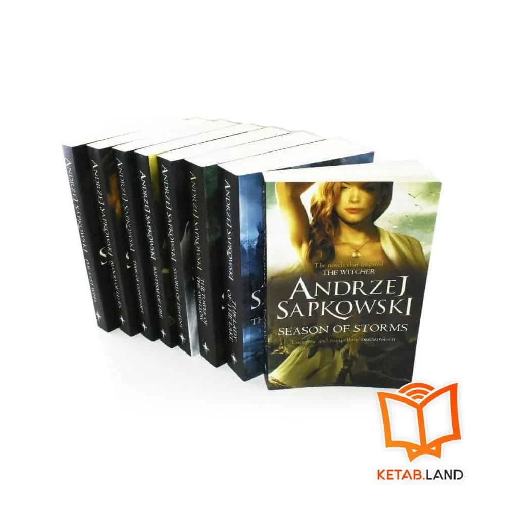 پک هشت جلدی رمان ویچر نسخه بریتیش | The Witcher Series UK Edition — تصویر ۳