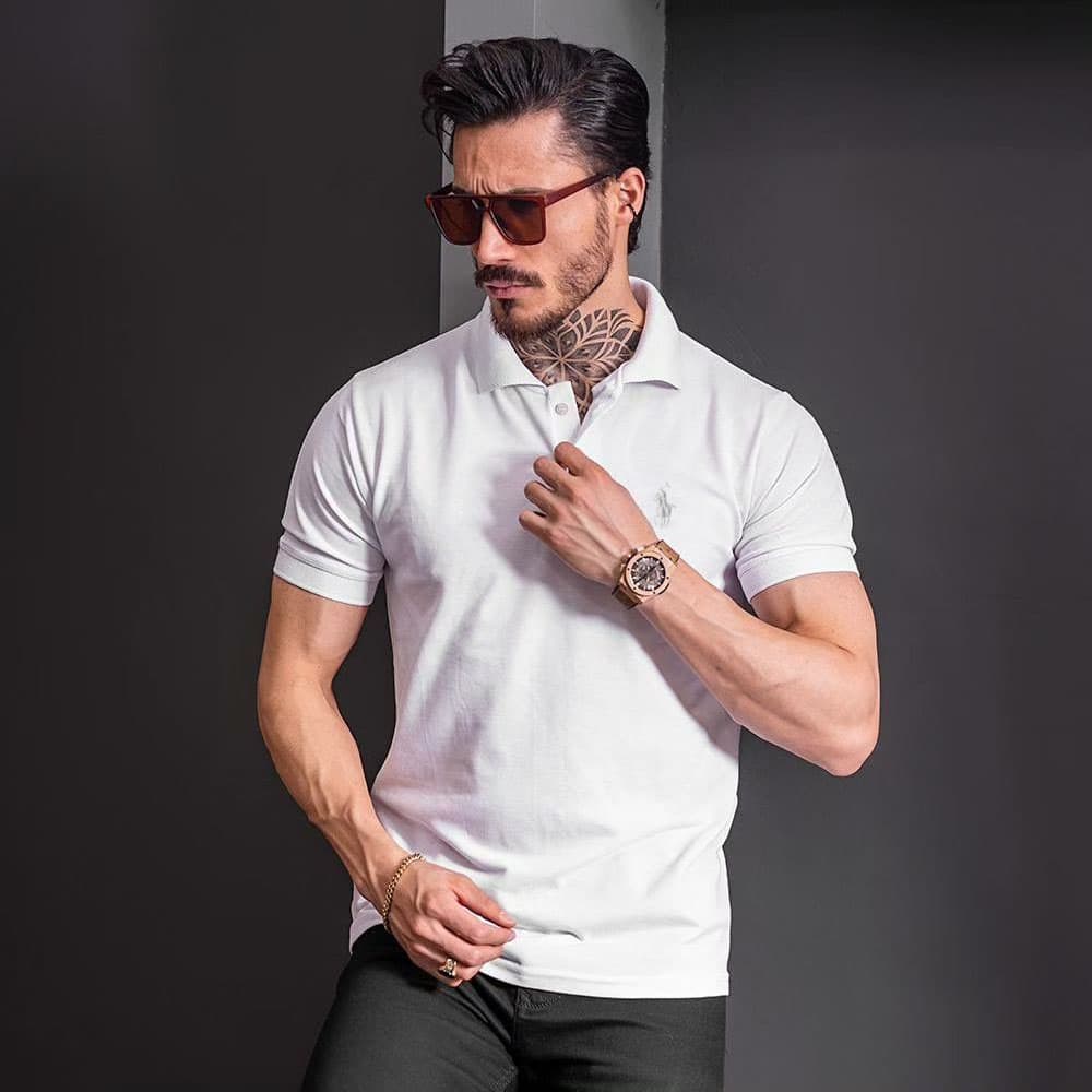 تیشرت جودون رنگ سفید POLO