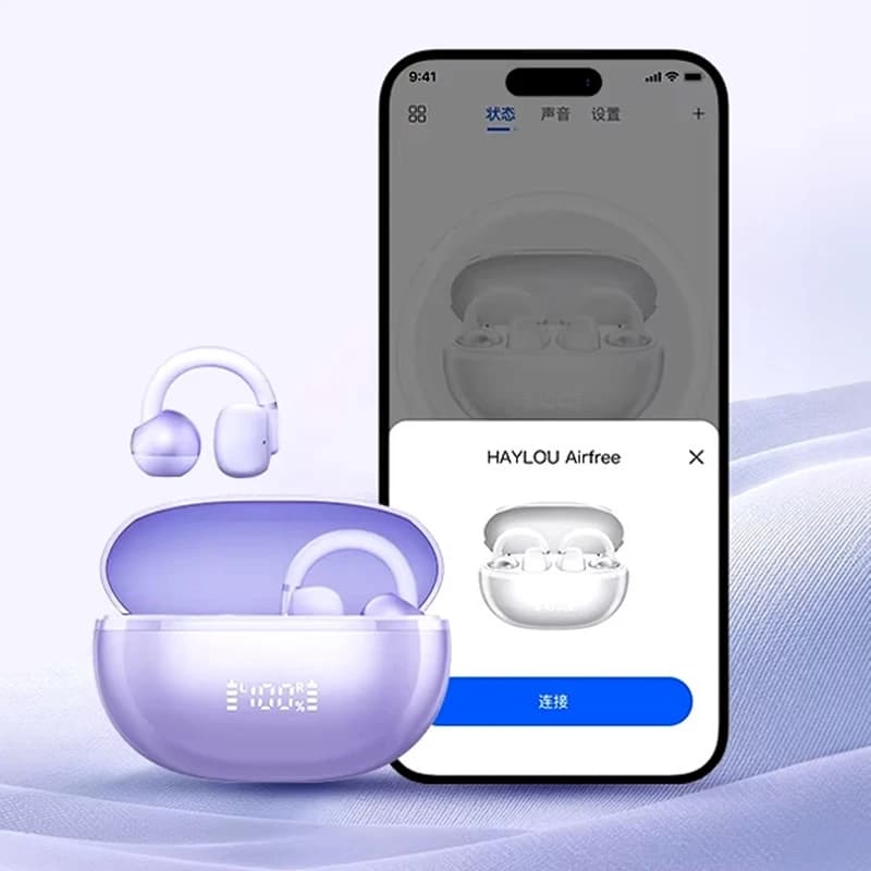 هندز فری بلوتوثی هایلو مدل Haylou Airfree OW03 — تصویر ۴
