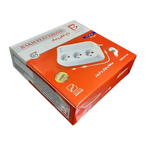 محافظ سه راهی باخ الکترونیک مدل F-3 مناسب یخچال فریزر با کابل 3 متری — تصویر ۲