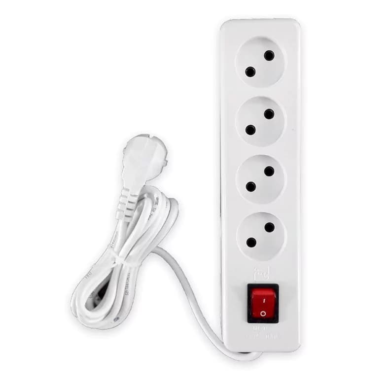 چهار خانه برق باخ الکترونیک مدل H-4 کابل 1.8 متری
