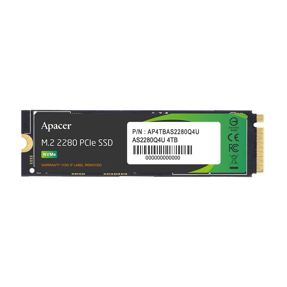 اس اس دی اینترنال اپیسر مدل Apacer SSD AS2280 P4x M.2 PCIe Gen3 ظرفیت 512 گیگابایت