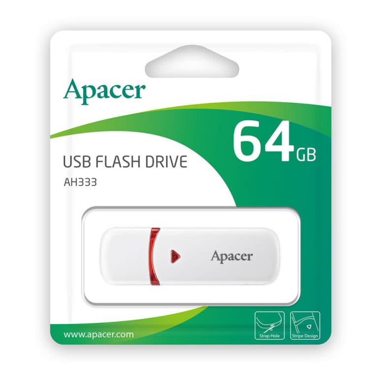 فلش مموری اپیسر مدل Apacer AH333 ظرفیت 64 گیگابایت usb2.0 — تصویر ۲