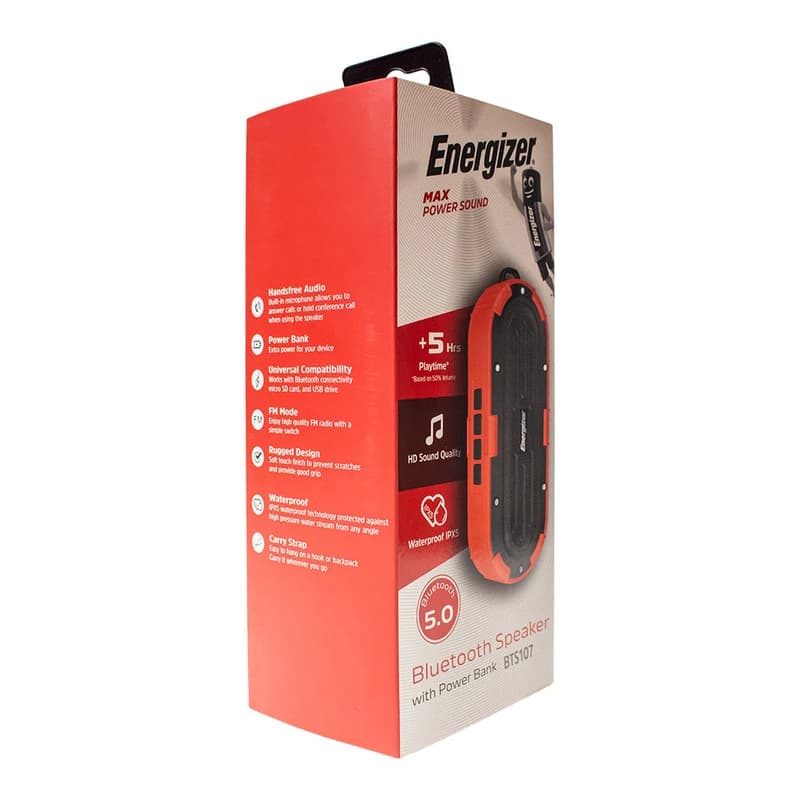 اسپیکر بلوتوثی انرجایزر مدل Energizer BTS107 — تصویر ۲
