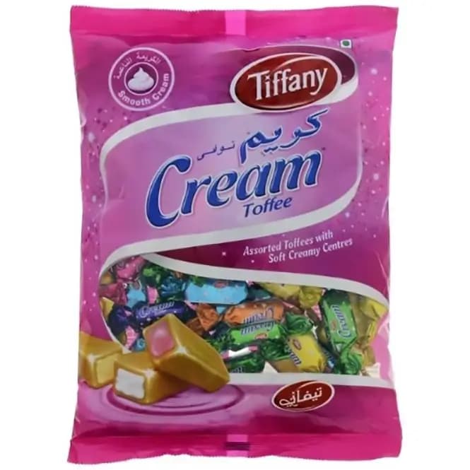 تافی تیفانی کرمی 350 گرمی Tiffany Cream Toffee