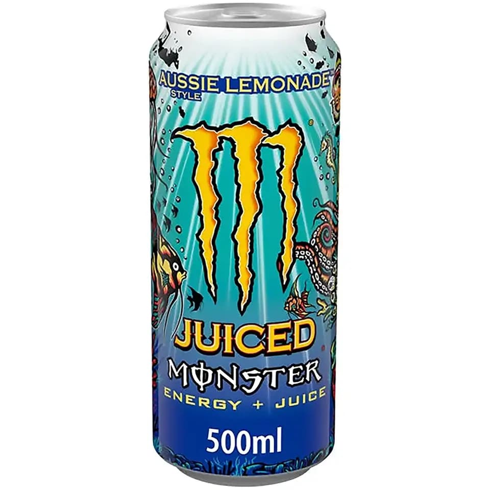 نوشیدنی انرژی زا مانستر لیموناد 500 میل Monster Energy Drink Aussie Lemonade