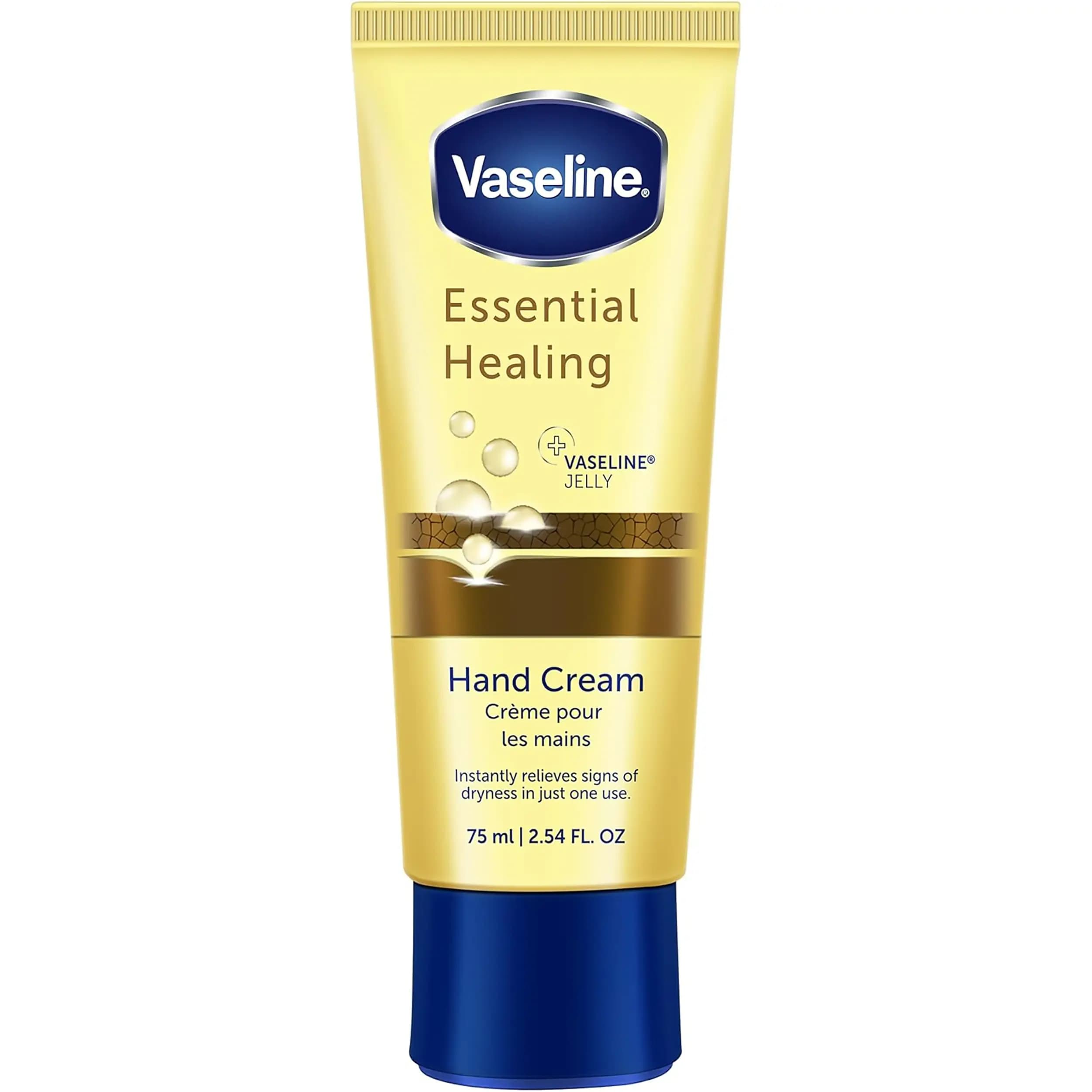 کرم دست تیوپی وازلین مدل اسنشال هیلینگ 75 میل Vaseline Essential Healing Hand Cream