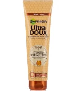 ماسک مو گارنیه حاوی عصاره عسل و روغن مدل الترا دوکس 300 میل Garnier Ultra Doux Oil Replacement Honey Treasure — تصویر ۳