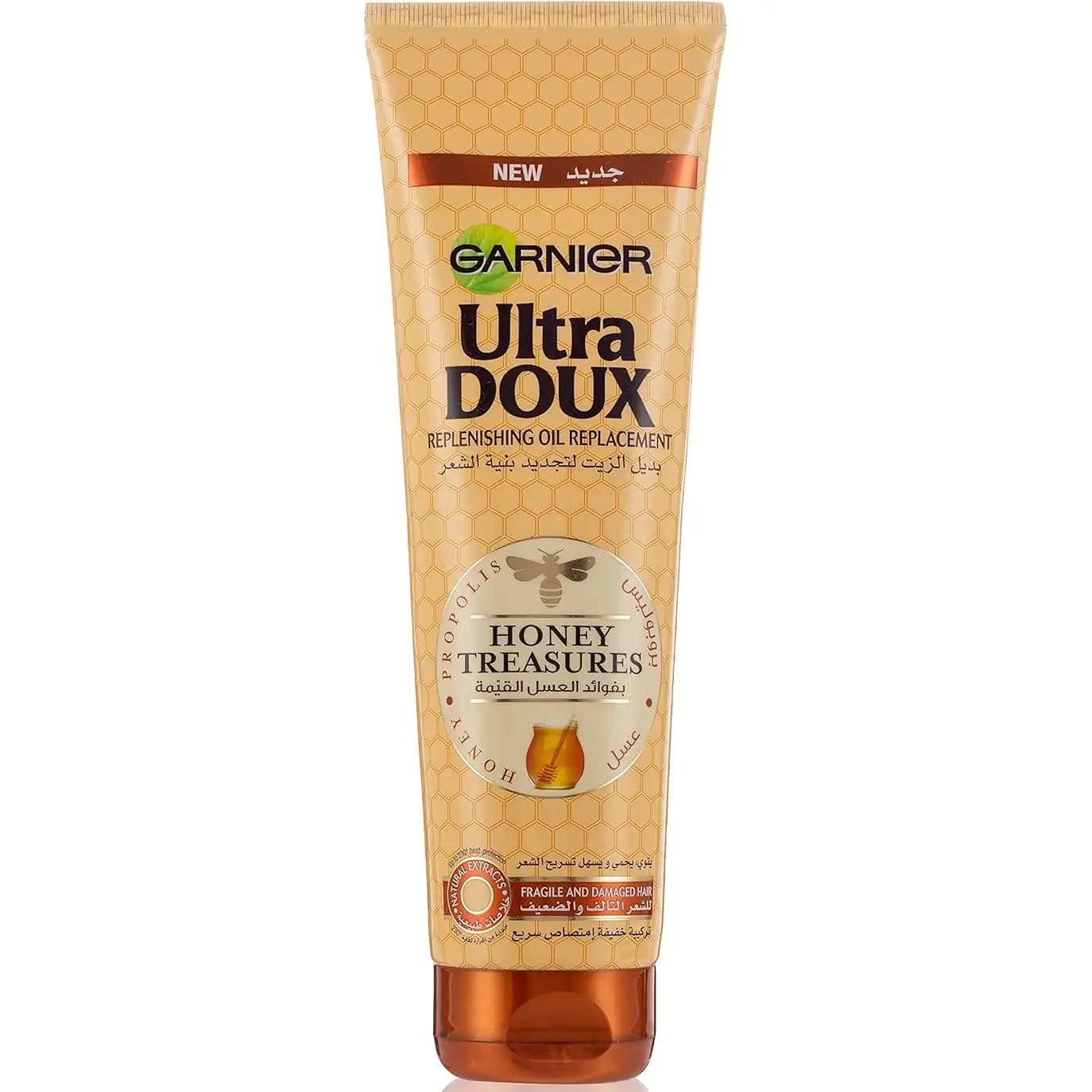 ماسک مو گارنیه حاوی عصاره عسل و روغن مدل الترا دوکس 300 میل Garnier Ultra Doux Oil Replacement Honey Treasure