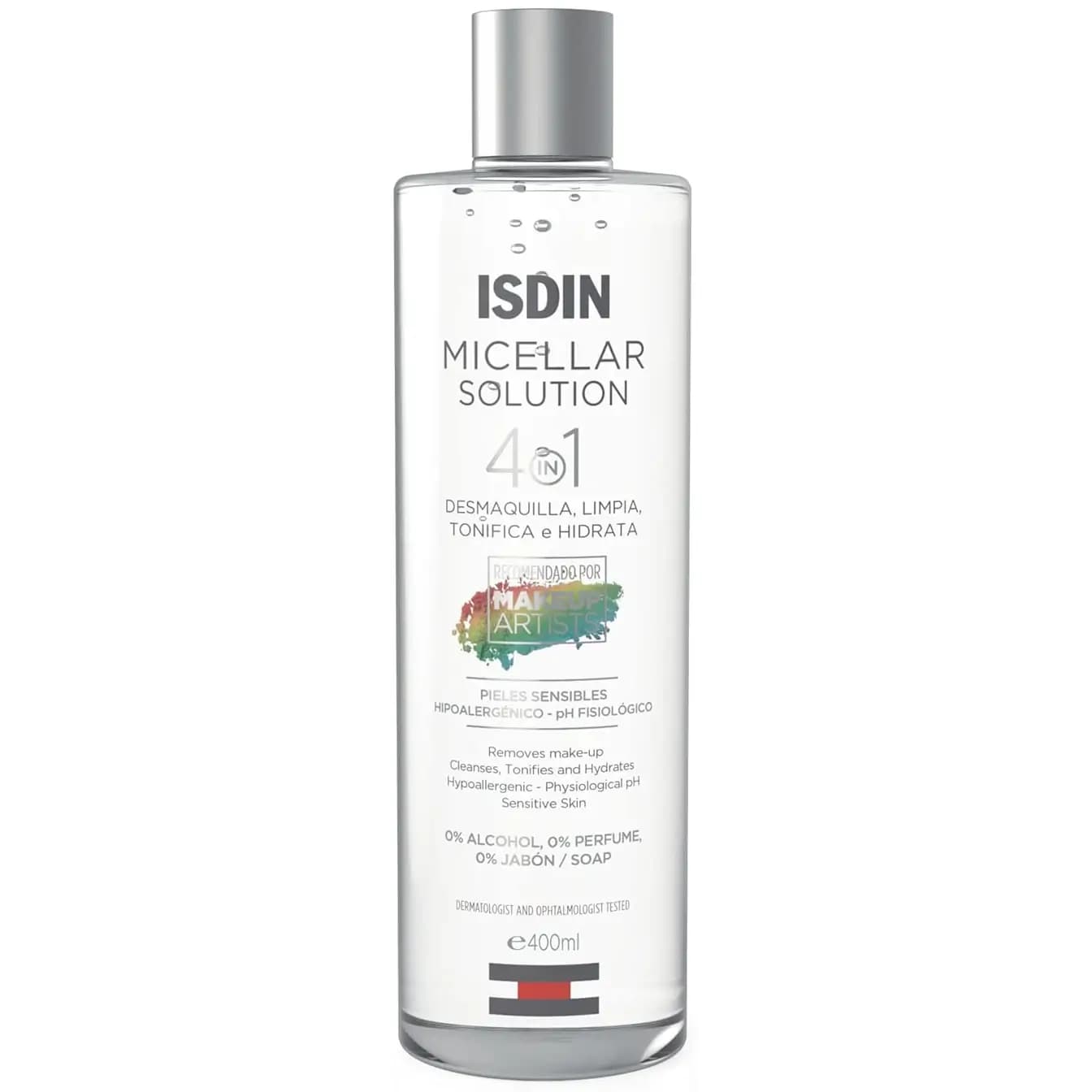 محلول میسلار (پاک کننده آرایش) 4 در 1 ایزدین 400میل ISDIN Micellar Solution 4 in 1
