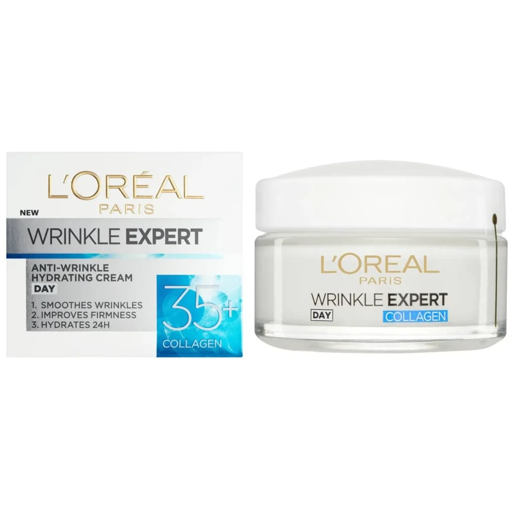 کرم ضد چروک و مرطوب کننده لورال رینکل اکسپرت مخصوص روز 50 میل Loreal Paris Wrinkle Expert Cream