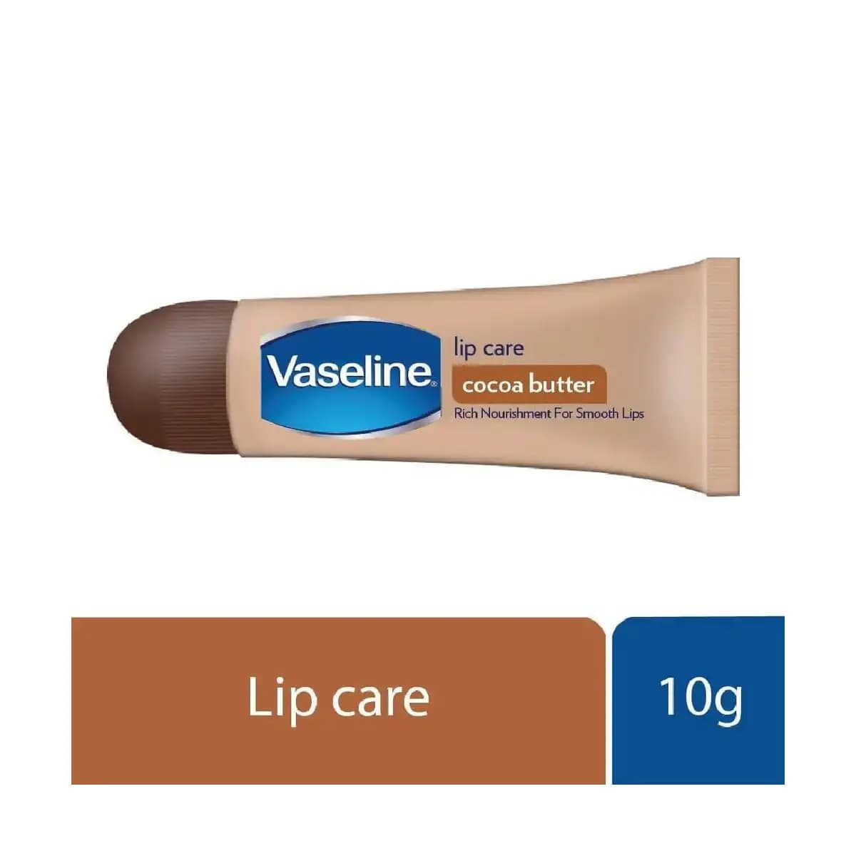 بالم لب وازلین مخصوص لب خشک و ترک حورده حاوی کره کاکائو 10 گرمی Vaseline Lip Care Cocoa Butter — تصویر ۲