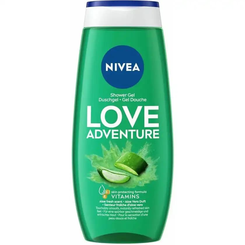 شاور ژل (ژل حمام) نیوا لاو ادونچر 250 میل Nivea Love Adventure Shower Gel