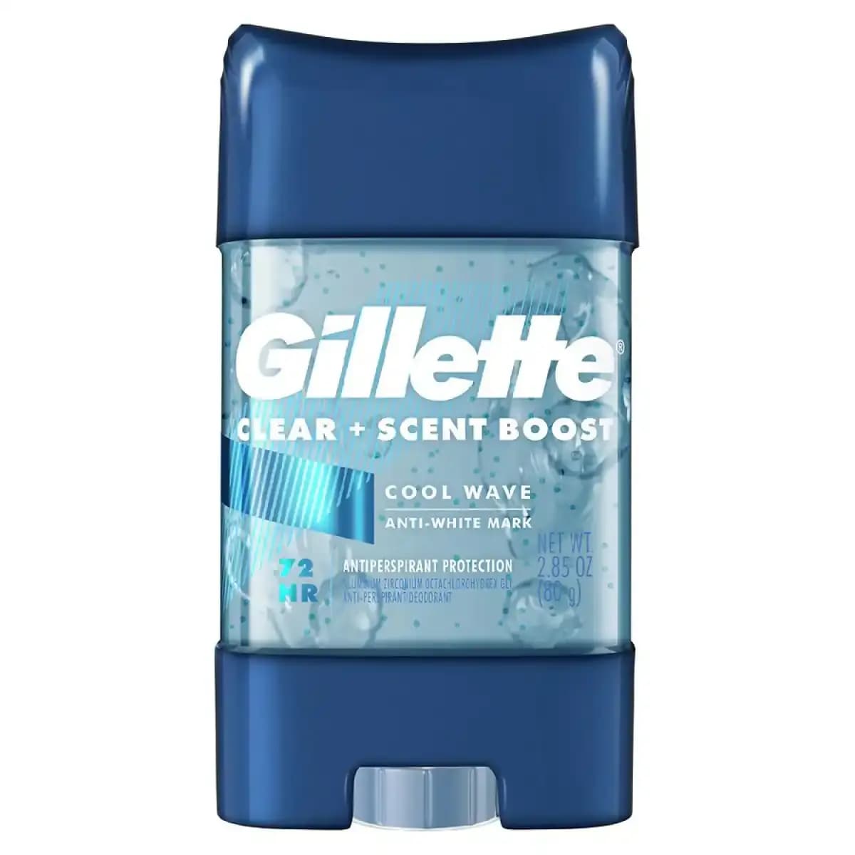 مام ضد تعریق ژله ای دانه دار ژیلت کول ویو 80 گرمی Gillette Clear Boost Cool Wave