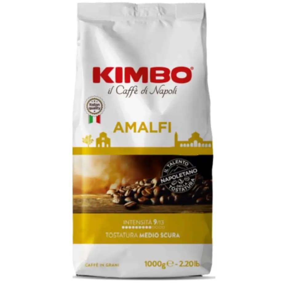 دانه قهوه کیمبو آمالفی 1 کیلویی Kimbo Amalfi coffee beans