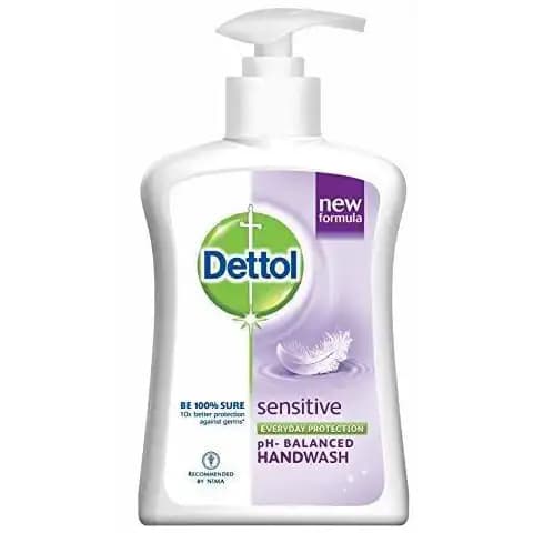 مایع شستشوی دست مخصوص پوست حساس دتول 210 میل Dettol Sensitive PH Balanced Handwash