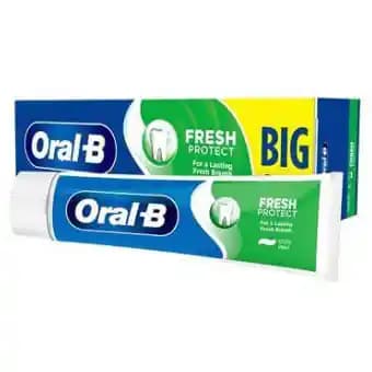 خمیر دندان محافظت از دندان اورال-بی فرش پروتکت حجم 100 میل Oral-B fresh protect cool mint