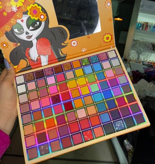 پلت سایه سایز بزرگ 88 رنگ coco