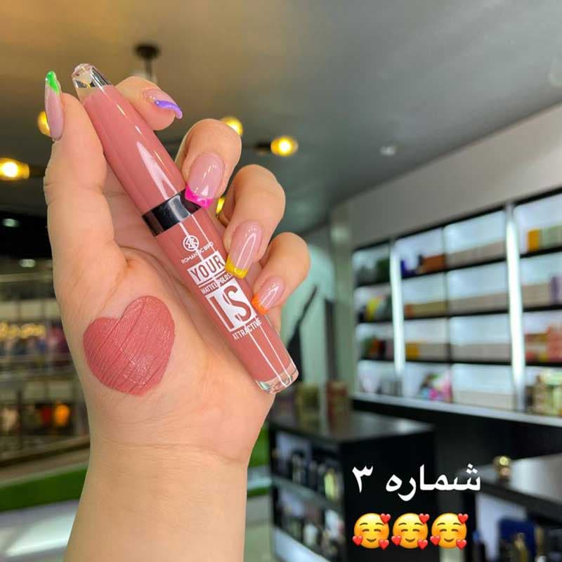 رژ مایع 24 ساعته برند رومانتیک مات مخملی مدل RB-220L — تصویر ۳