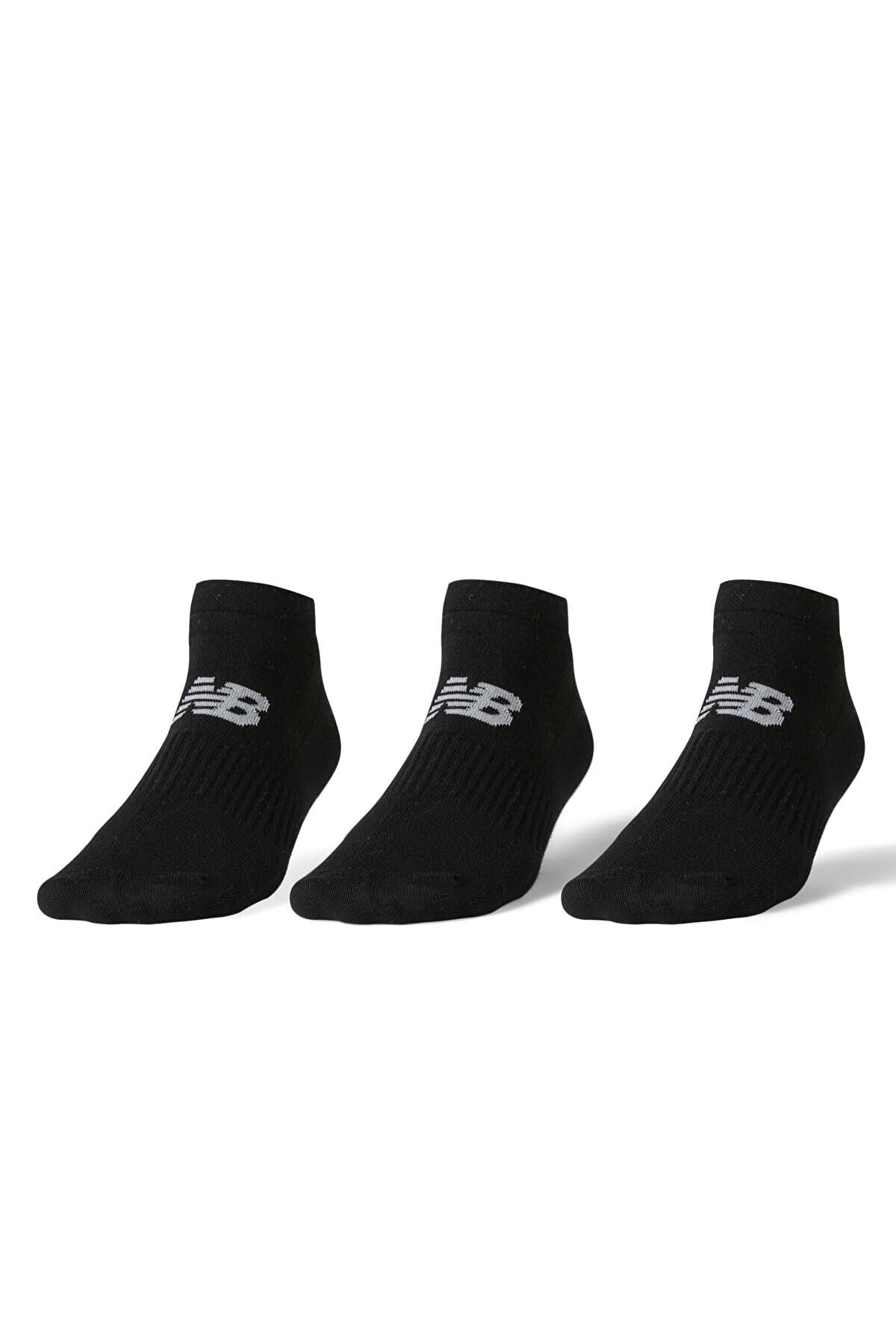 جوراب ورزشی نیو بالانس زنانه پنبه ای مشکی مردانه زنانه طرح دار اسپرت | New Balance SOA01-BK TR