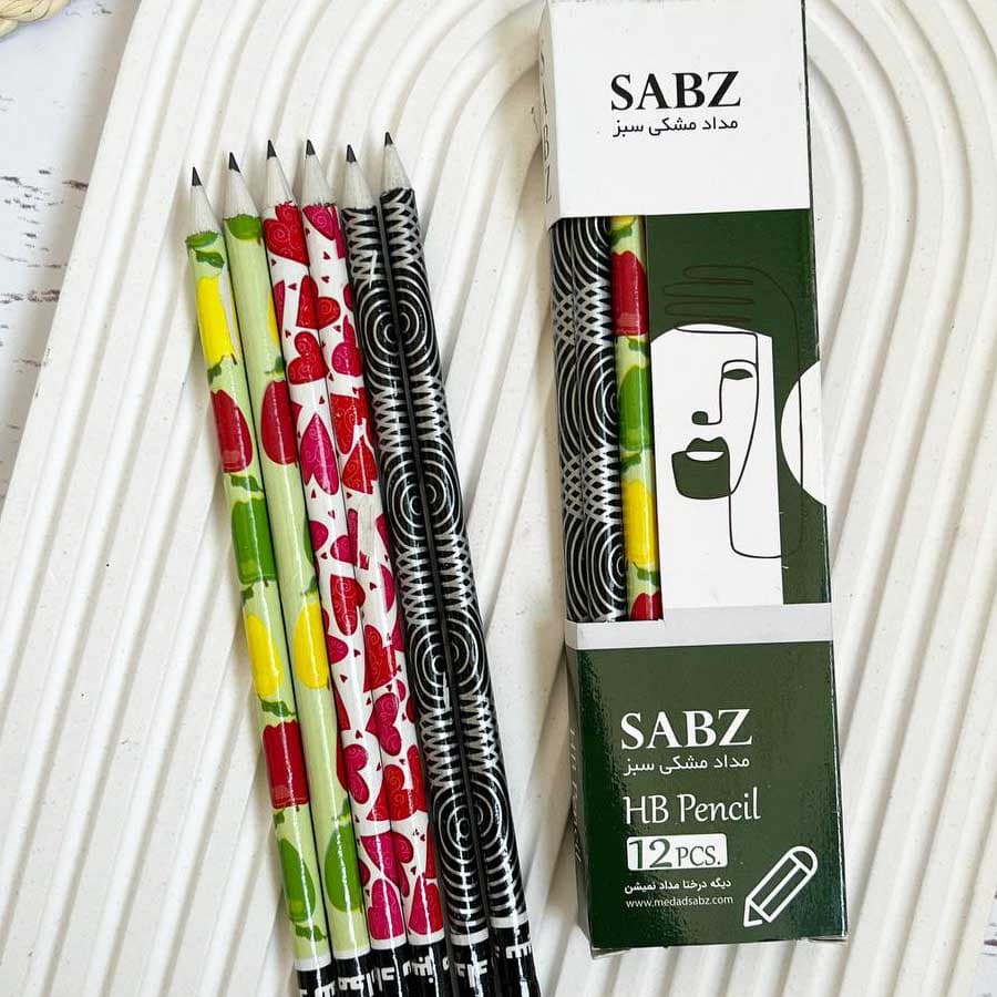 مداد مشکی برند سبز کد 2280