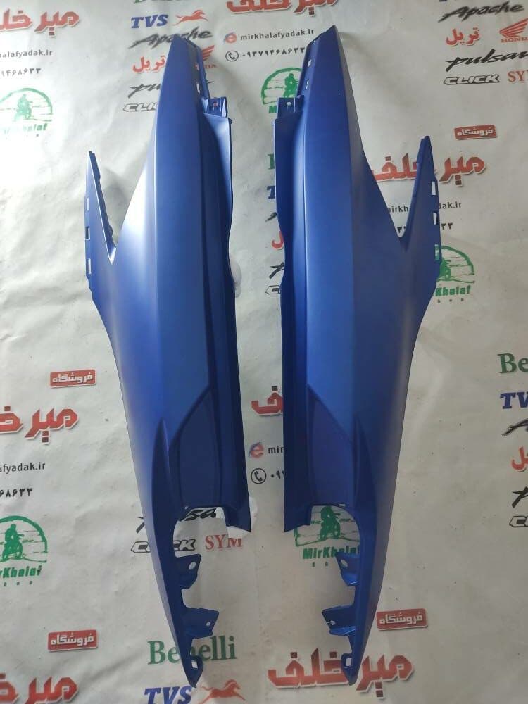 قاب (کاور فلاپ دمی) گیتاری زیر زین موتور طرح کلیک (ابی درباری) خارجی (سمت چپ)