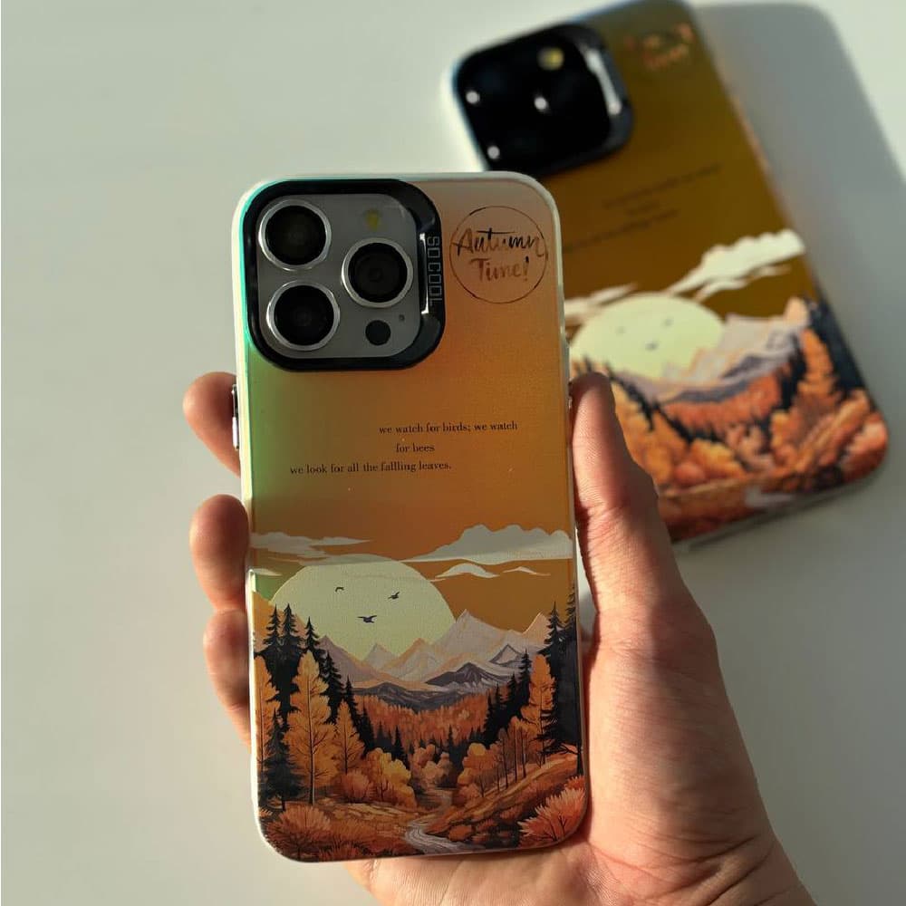 قاب سوکول هولوگرامی طرح غروب پاییزی مناسب برای گوشی موبایل آیفون Apple iPhone 7 / 8 / X / Xs / X max / 11 / 11 Pro / 11 Pro Max / 12 / 12 Pro / 12 Pro Max / 13 / 13 Pro / 13 Pro Max / 14 / 14 Pro / 14 — تصویر ۵