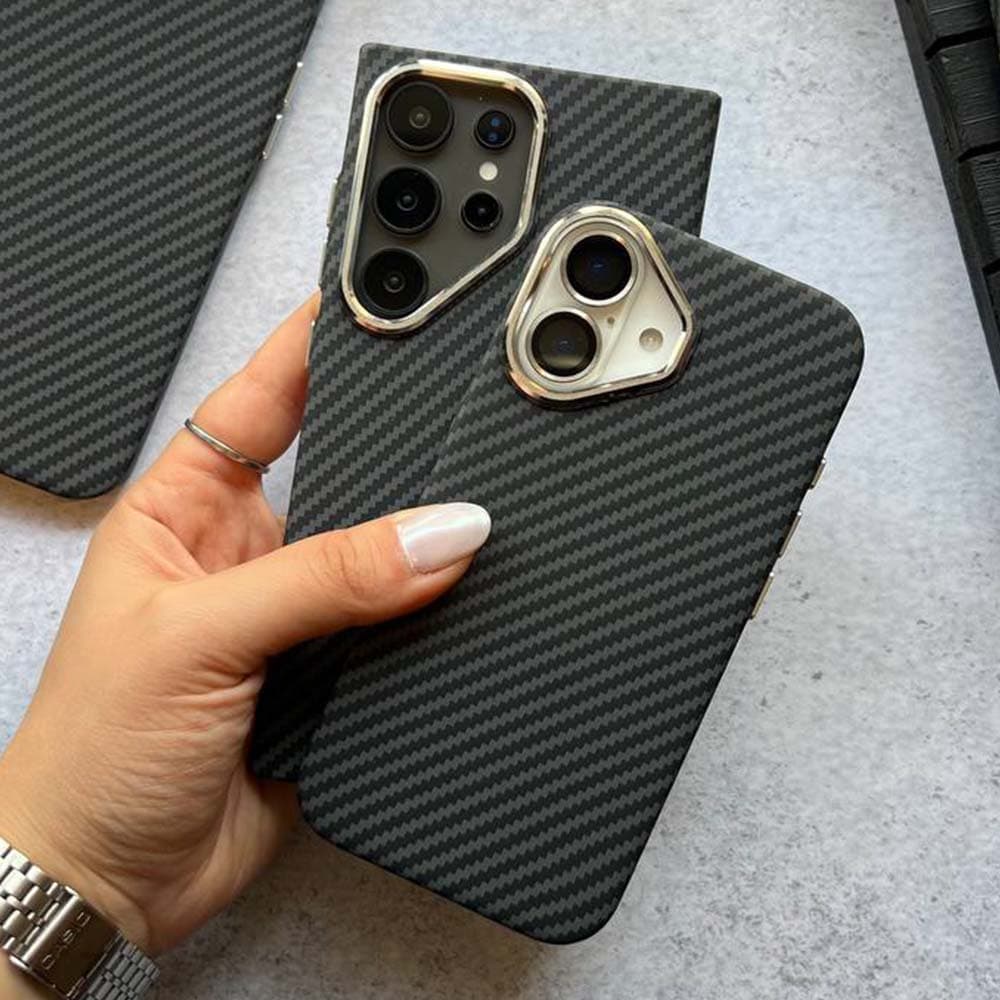 قاب مگسیف Carbon PC مناسب برای گوشی موبایل آیفون Apple iPhone 13 / 13 Pro / 13 Pro Max / 15 / 15 Pro / 15 Pro Max / 16 / 16 Pro / 16 Pro Max