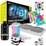 کیت خنک کننده کامپیوتر Corsair Hydro X Series iCue XH305i RGB Pro – سفید — تصویر ۲