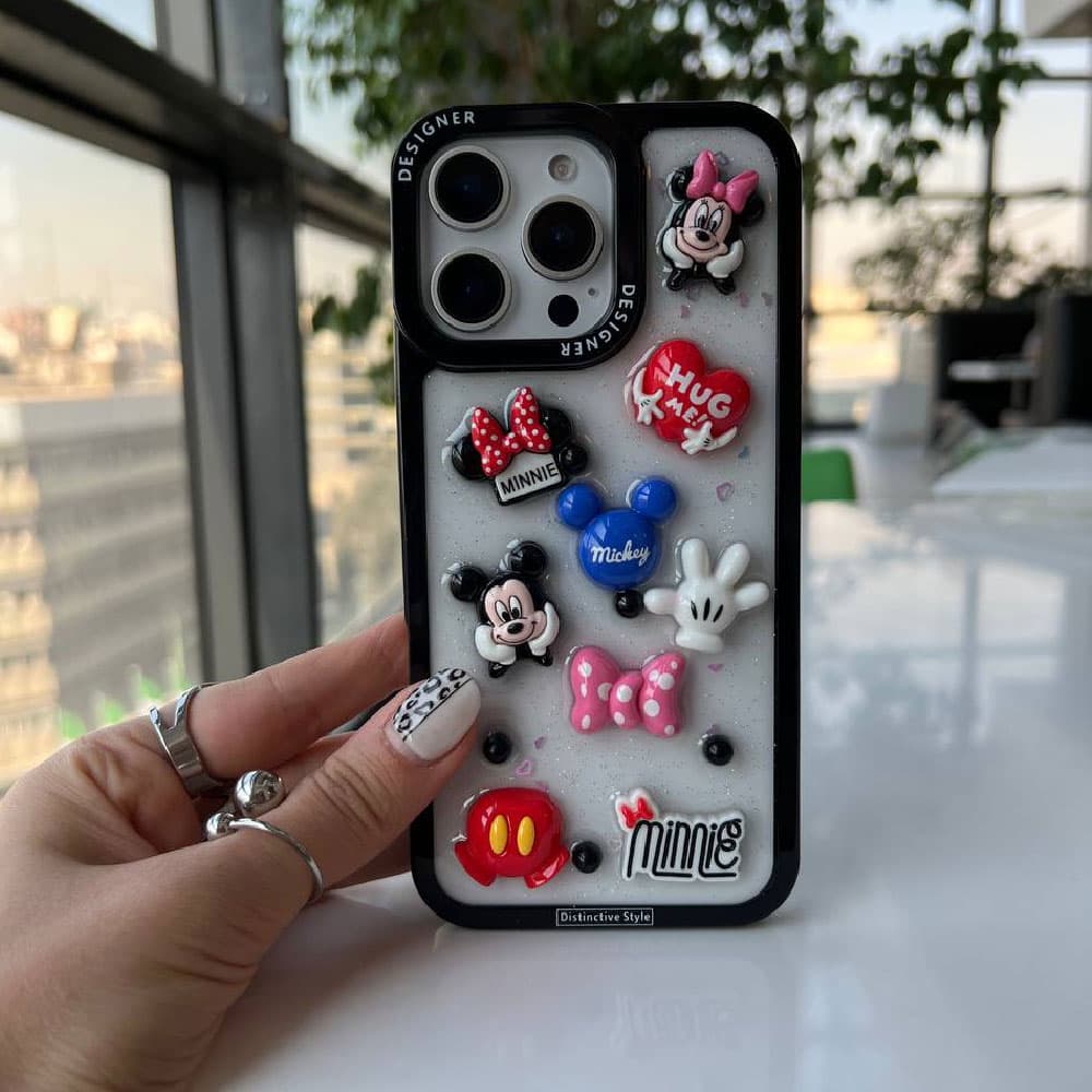 قاب میکی پاپیون مناسب برای گوشی موبایل آیفون Apple iPhone 13 / 13 Pro / 13 Pro Max / 14 / 14 Pro Max / 15 Pro / 15 Pro Max / 16 / 16 Pro / 16 Pro Max — تصویر ۶
