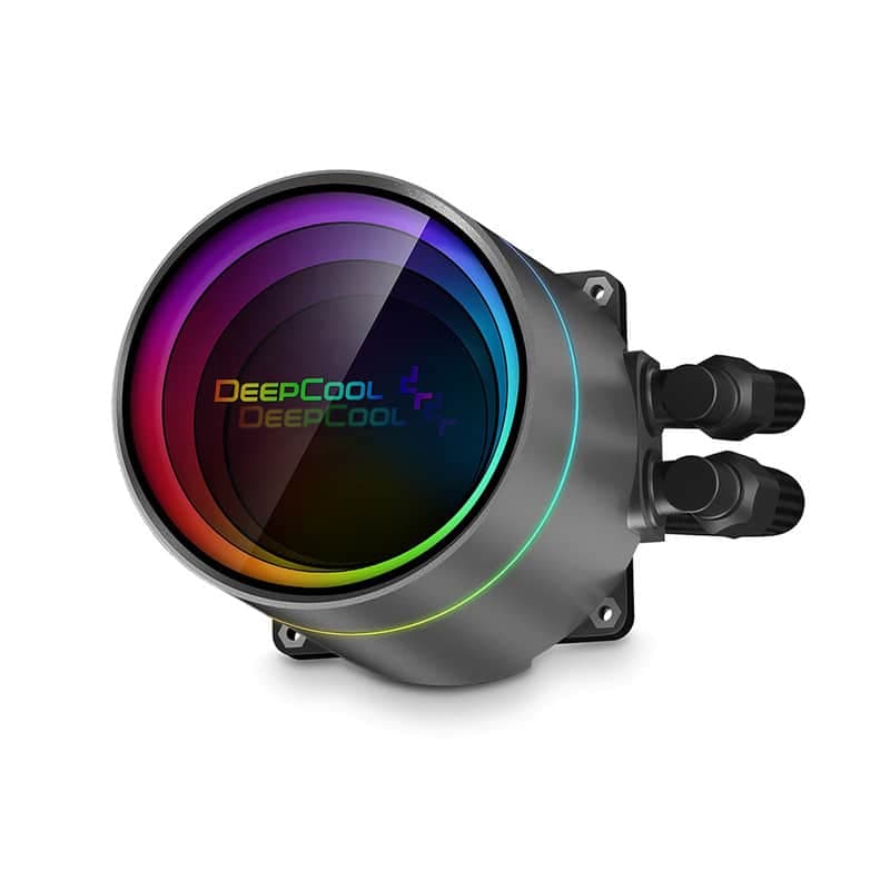 خنک کننده پردازنده DeepCool Castle 360EX A-RGB – خنک کننده مایع – سفید — تصویر ۵