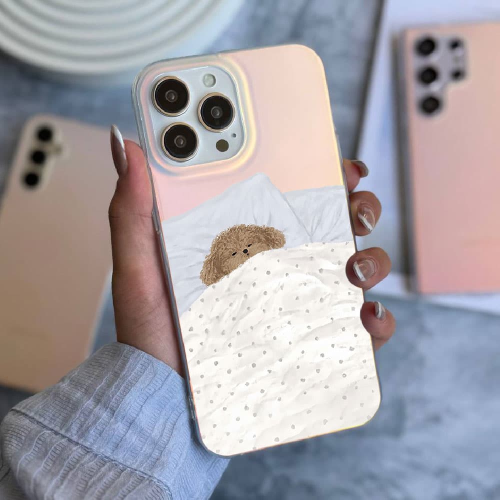 قاب هولوگرامی چاپی سفارشی (کد 0488) مدل پودل خسته مناسب برای گوشی موبایل سامسونگ Samsung Galaxy A12 / A13 / A14 / A15 / A21S / A22 4G / A23 / A24 / A25 / A30S / A31 / A32 4G / A32 5G / A33 / A34 / A35 — تصویر ۶