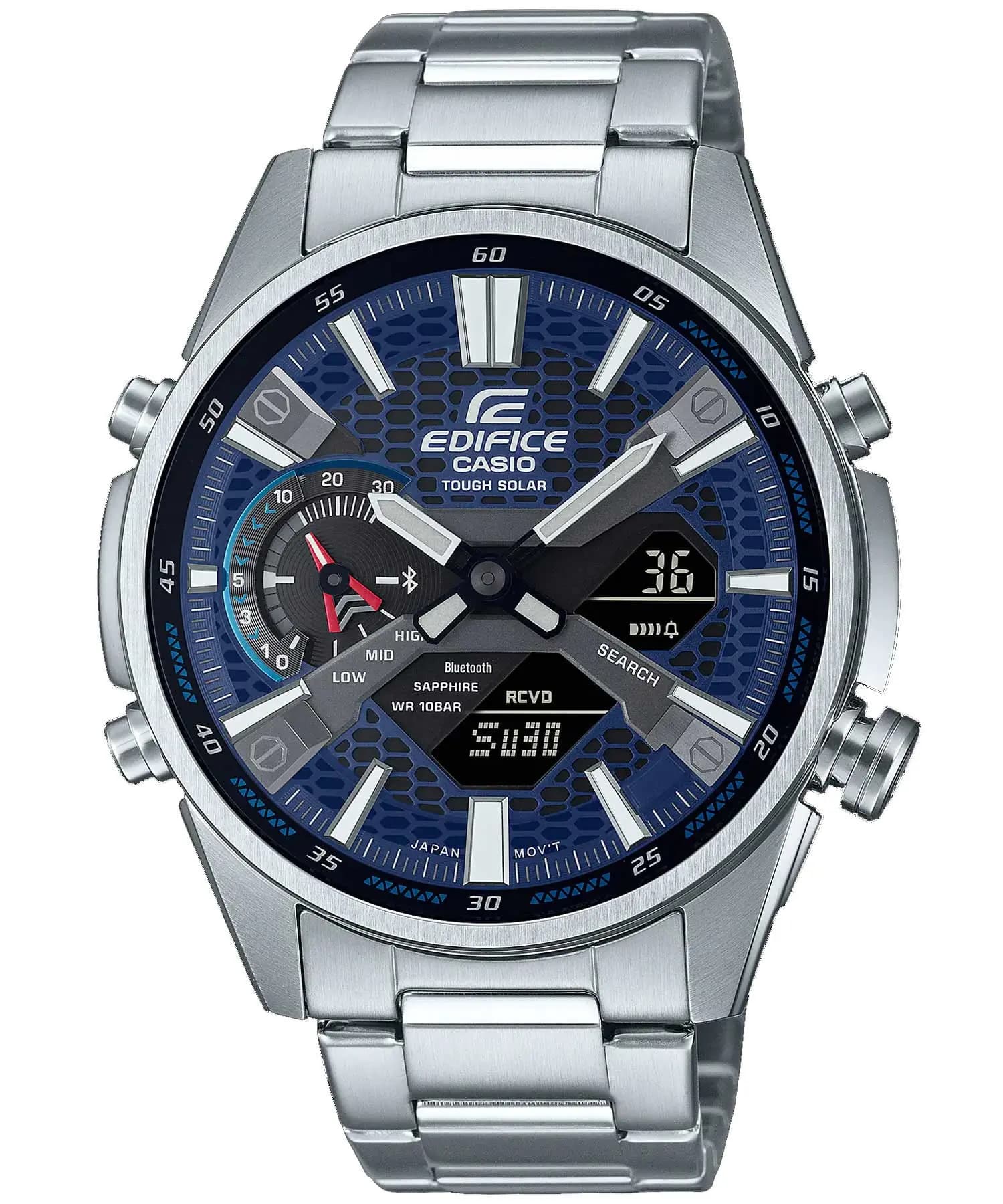 ساعت مچی مردانه اصل کاسیو (casio) زیرمجموعه ادیفایس مدل ECB-S100D-2ADF