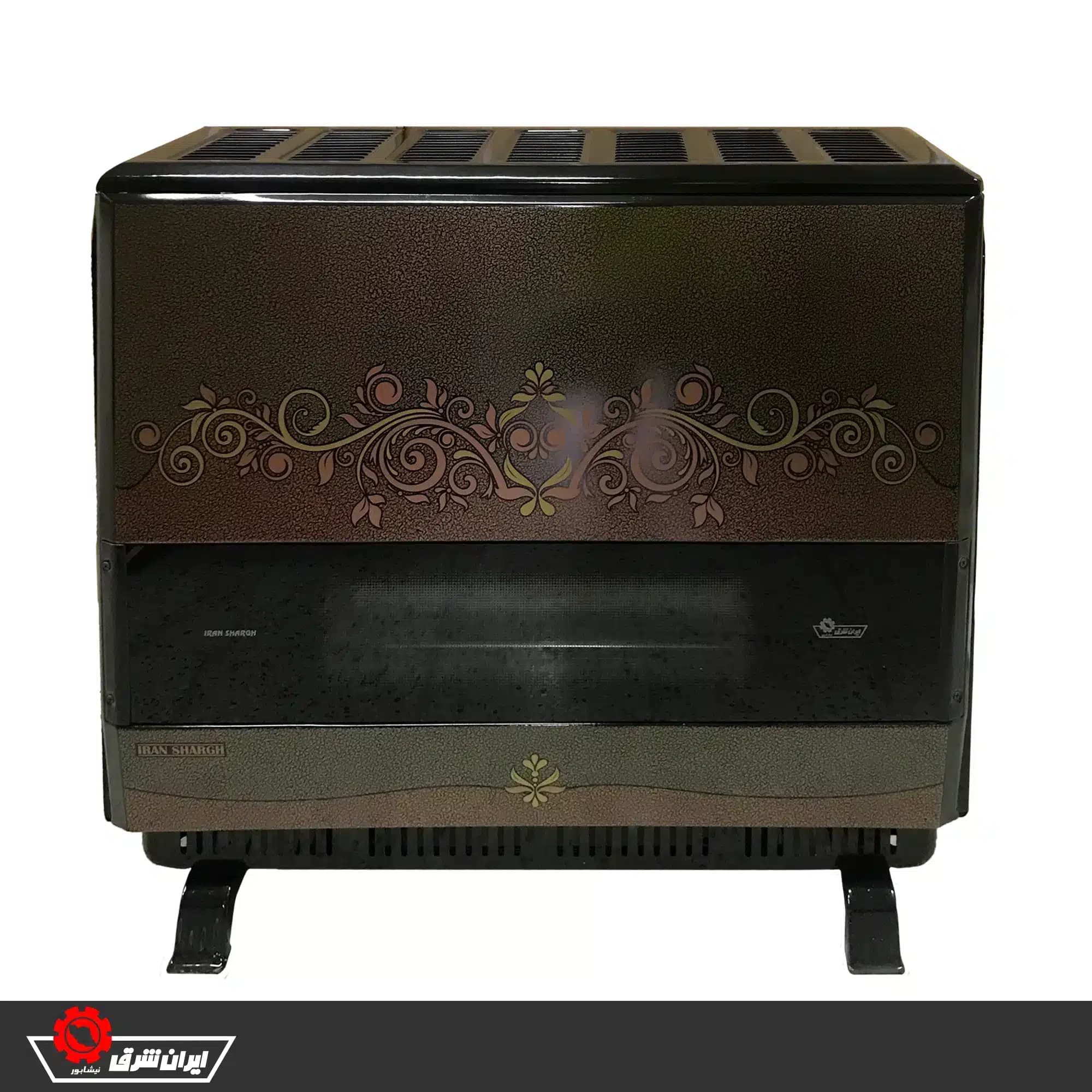 بخاری گازی ایران شرق 17000 طرح گلبرگ شمیم مدل فروزان FR170 مشکی