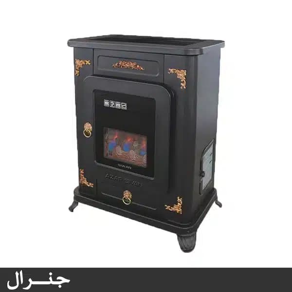 بخاری گازی جنرال 20000 مدل کلاسیک مشکی