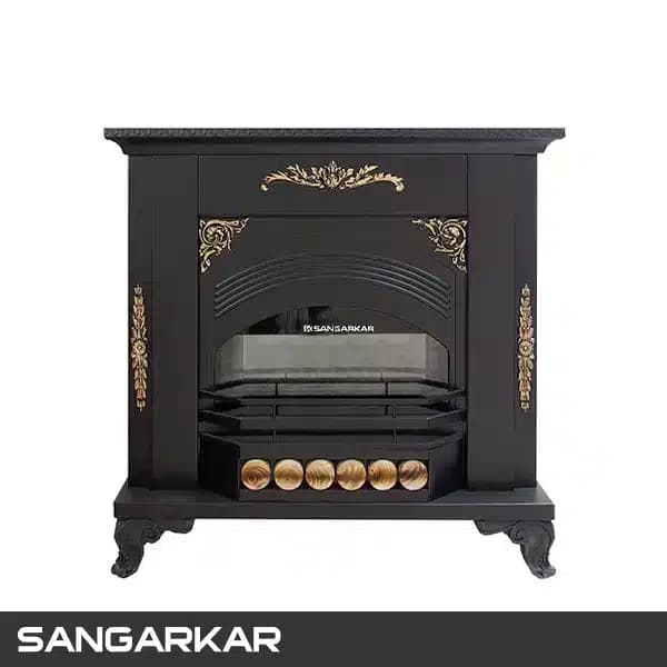 بخاری گازی سنگرکار 24000 مدل آگاتا مشکی
