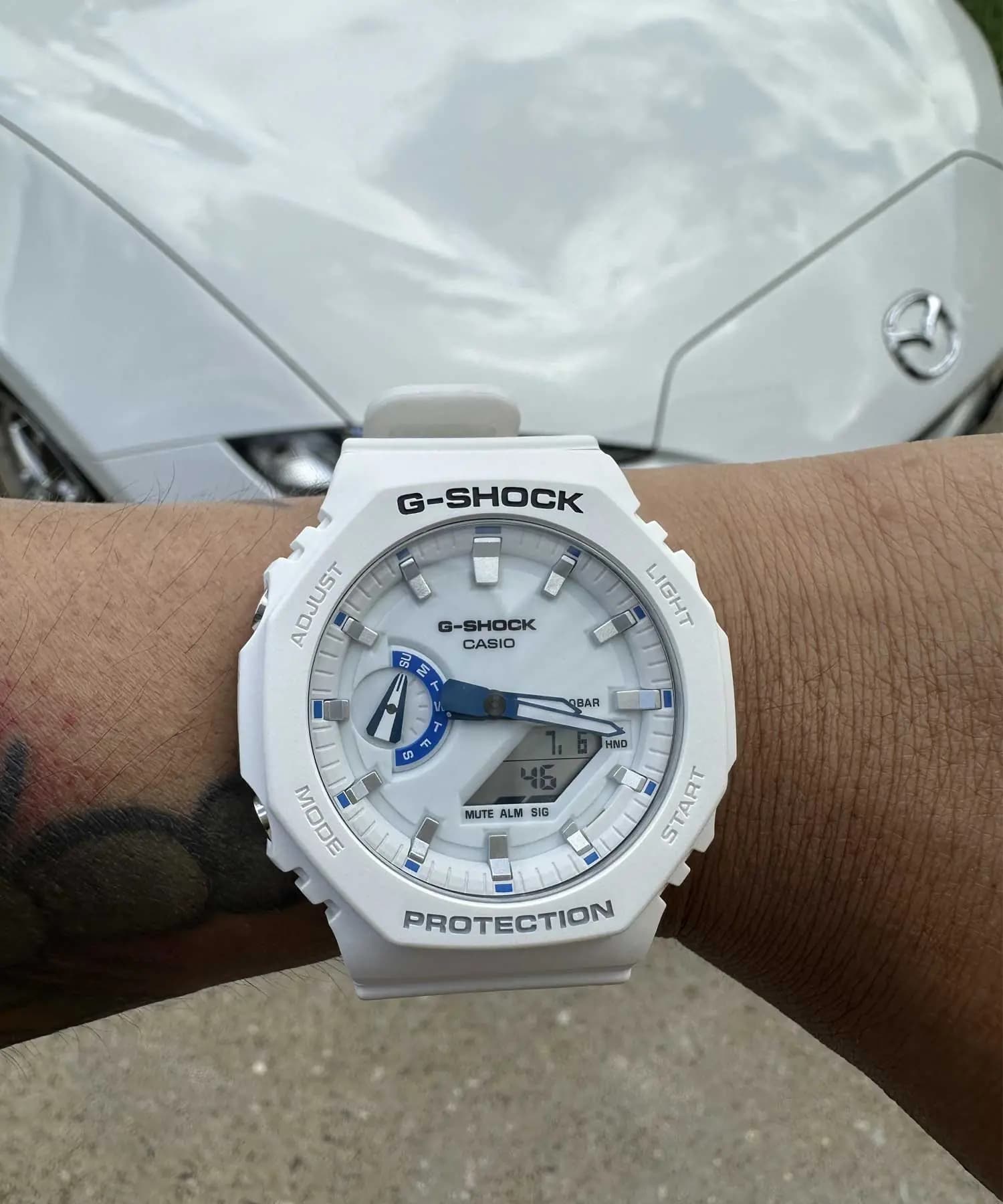 ساعت مچی مردانه اصل کاسیو (casio) زیرمجموعه جی شاک مدل GA-2100HDS-7ADR — تصویر ۴
