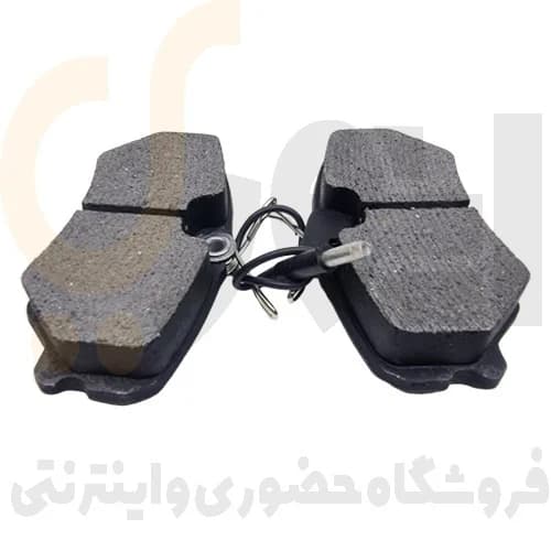 لنت ترمز دیسکی چرخ جلو 405-سمند-پارس – ISACO – ایساکو سفید — تصویر ۳