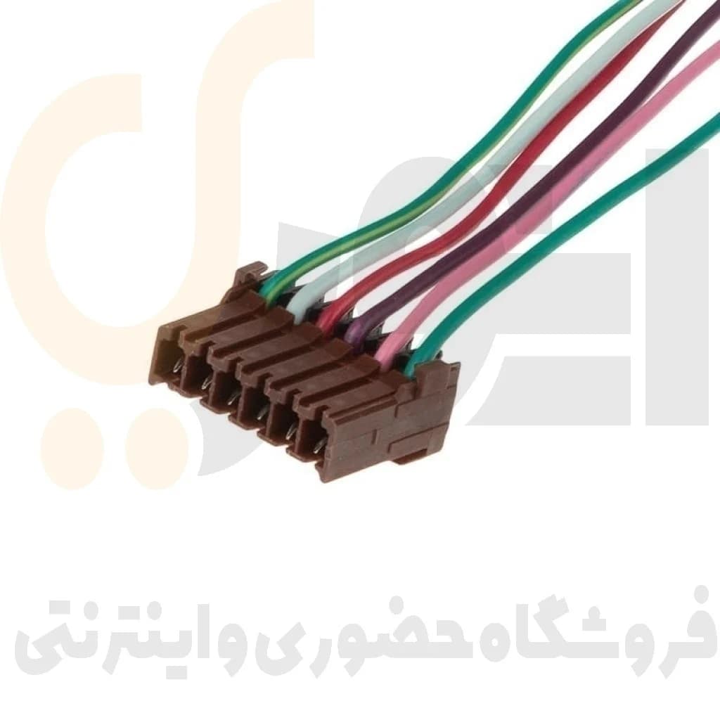 سوکت 6 فیش چراغ خطر عقب پژو سوکت سما الکتریک