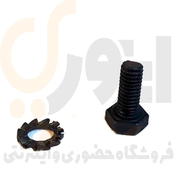 پیچ فن چپ گرد با واشر
