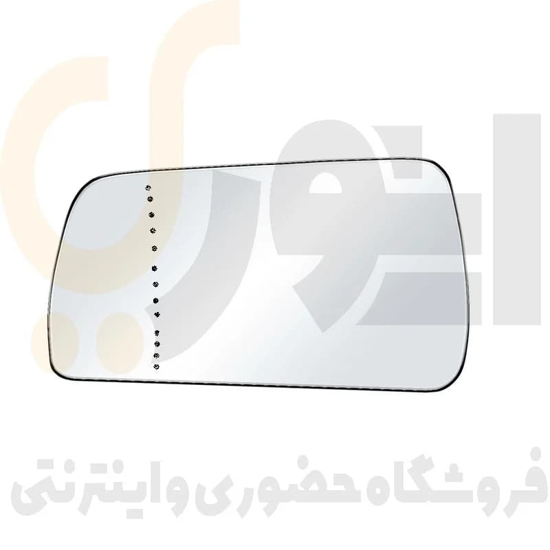 شیشه آینه با کفه چپ سمند ال ایکس (L) گرمکن دار کوژ آبگین مبین