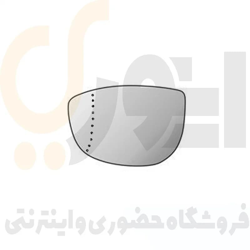 شیشه آینه با کفه چپ پژو 207 (L) گرمکن دار کوژ آبگین مبین