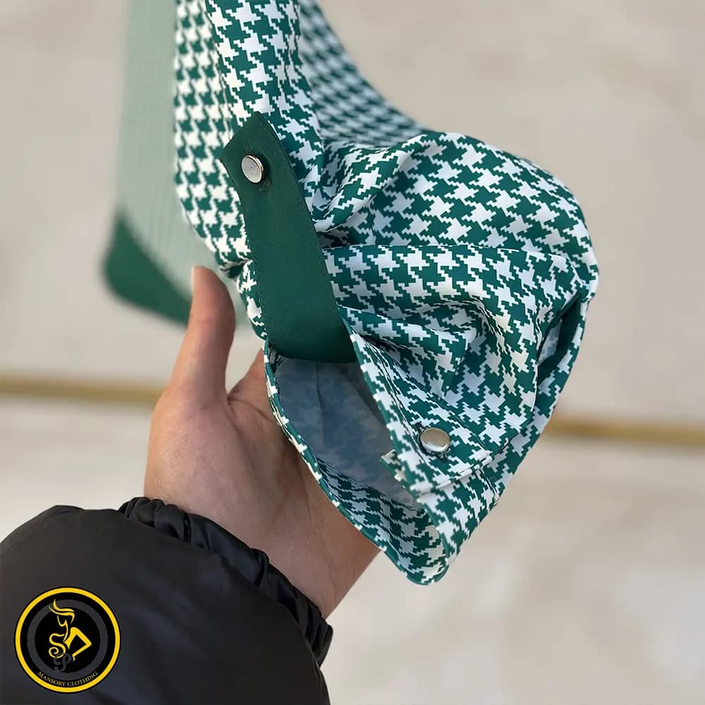 شومیز طرح گل ساتن — تصویر ۴
