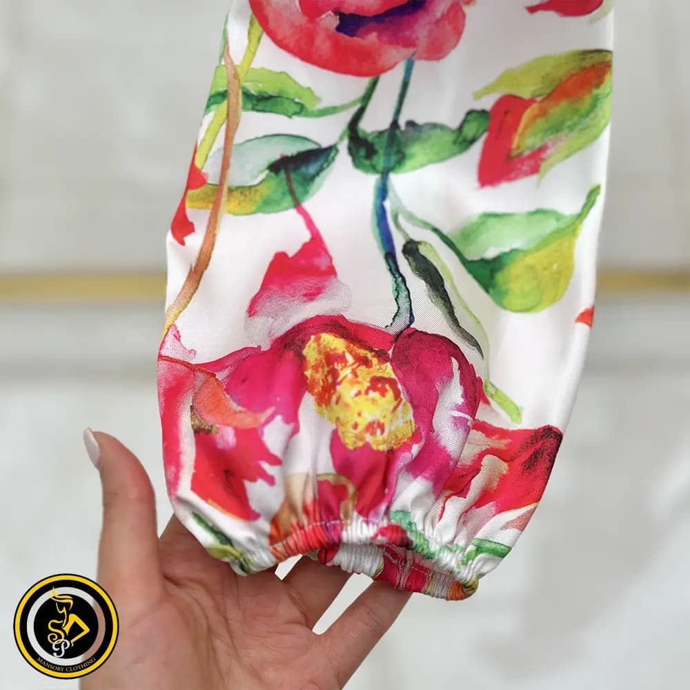 بلوز سفید سرخابی — تصویر ۴