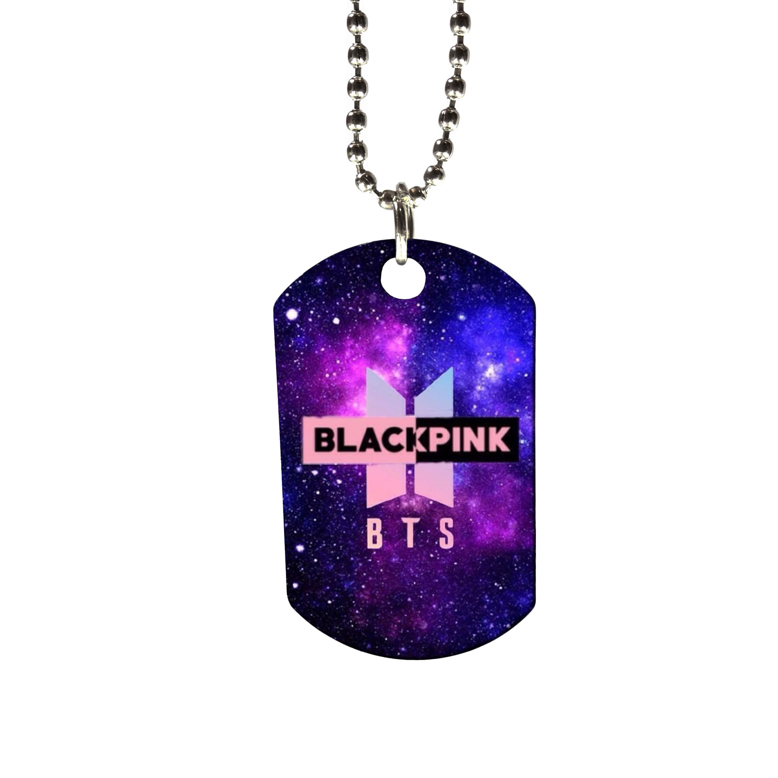 گردنبند استیل طرح Bts&Black Pink کد G-82