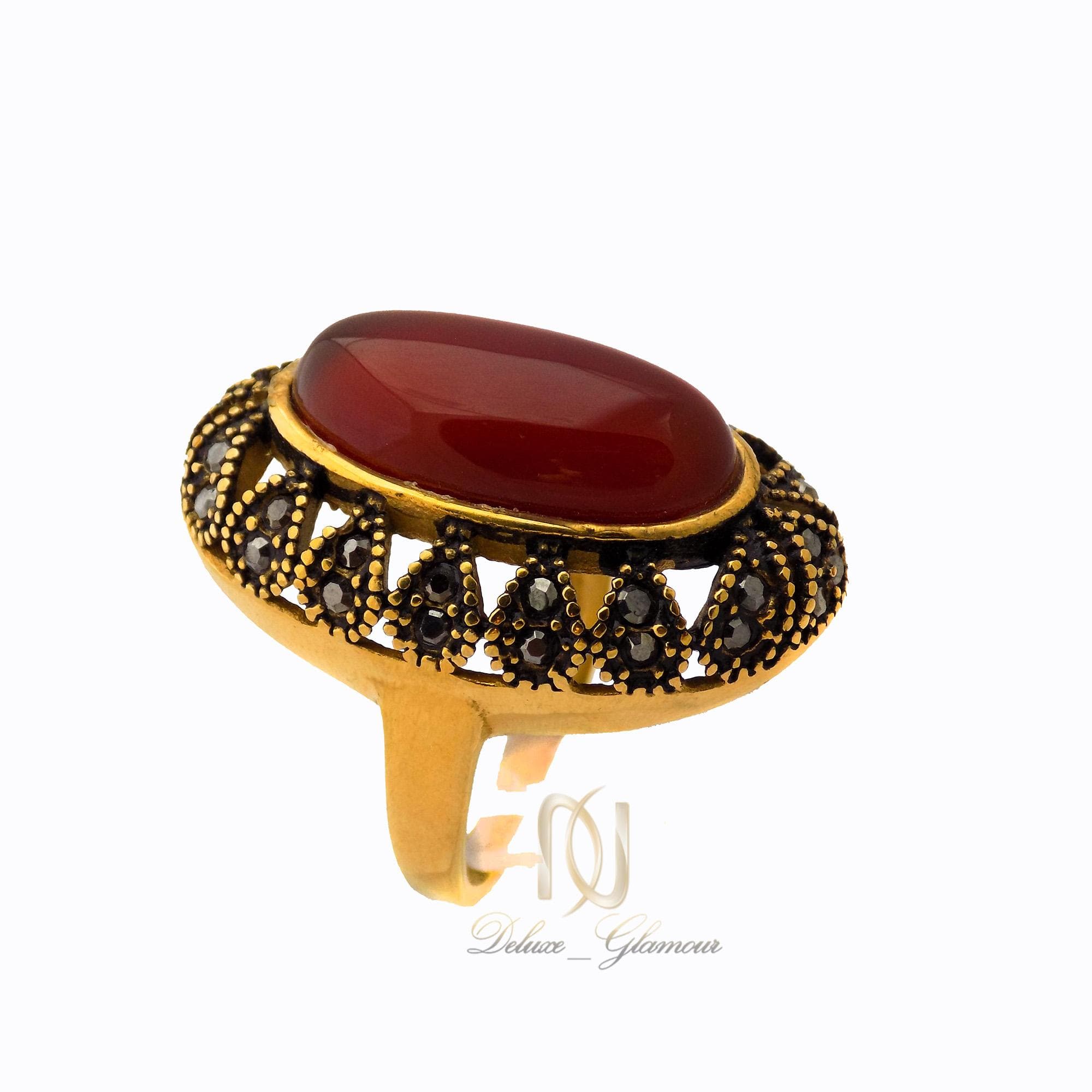 انگشتر زنانه برنجی طرح طلا روس rg-n370
